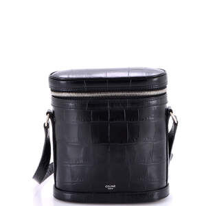 Celine Vertical Zip Messenger Crocodile #189213C80B